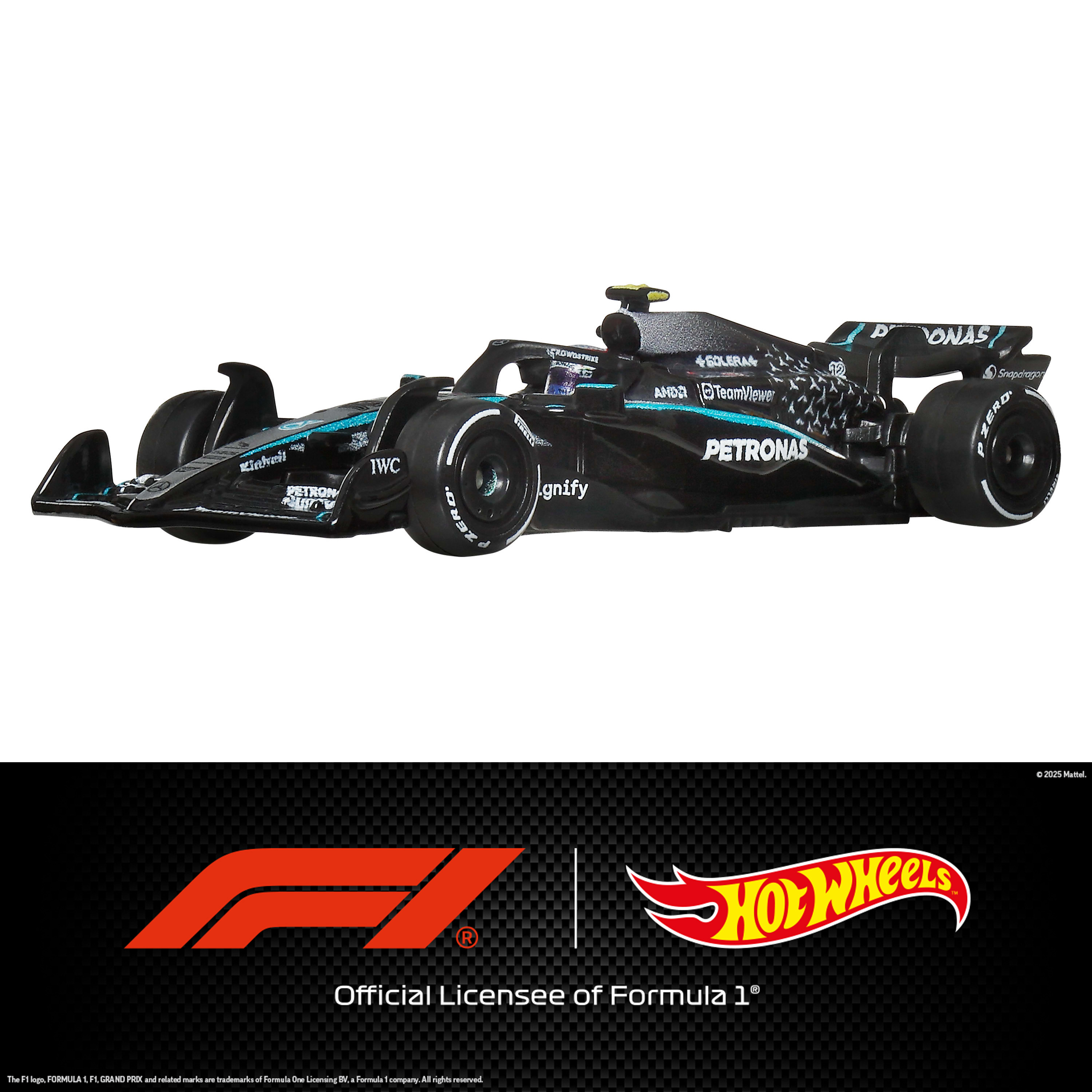Коллекционный болид Mercedes-Benz Kimi Antonelli #12 Formula 1 Hot Wheels (JKD92) фото6