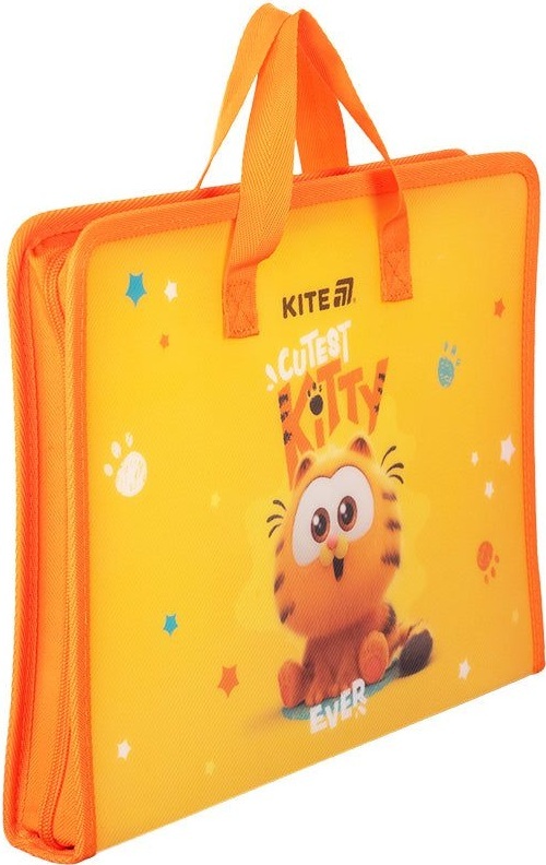 Папка-Портфель на блискавці Kite, 1 відділ., A4, Kite Garfield (GF25-202) фото3