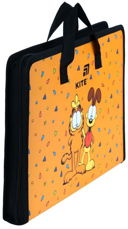 Папка-Портфель на блискавці Kite, 1 відділ., A4, Kite Garfield (GF26-202) фото