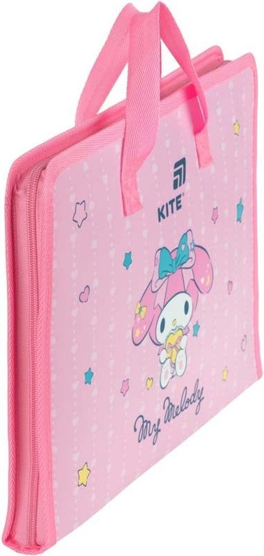Папка-Портфель на блискавці Kite, 1 відділ., A4, Kite My Melody (HK26-202) фото