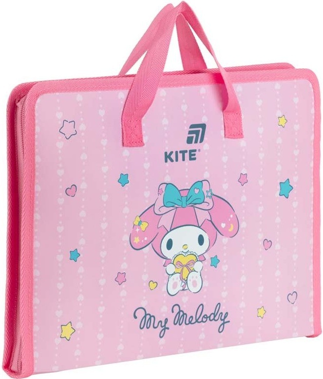 Папка-Портфель на блискавці Kite, 1 відділ., A4, Kite My Melody (HK26-202) фото
