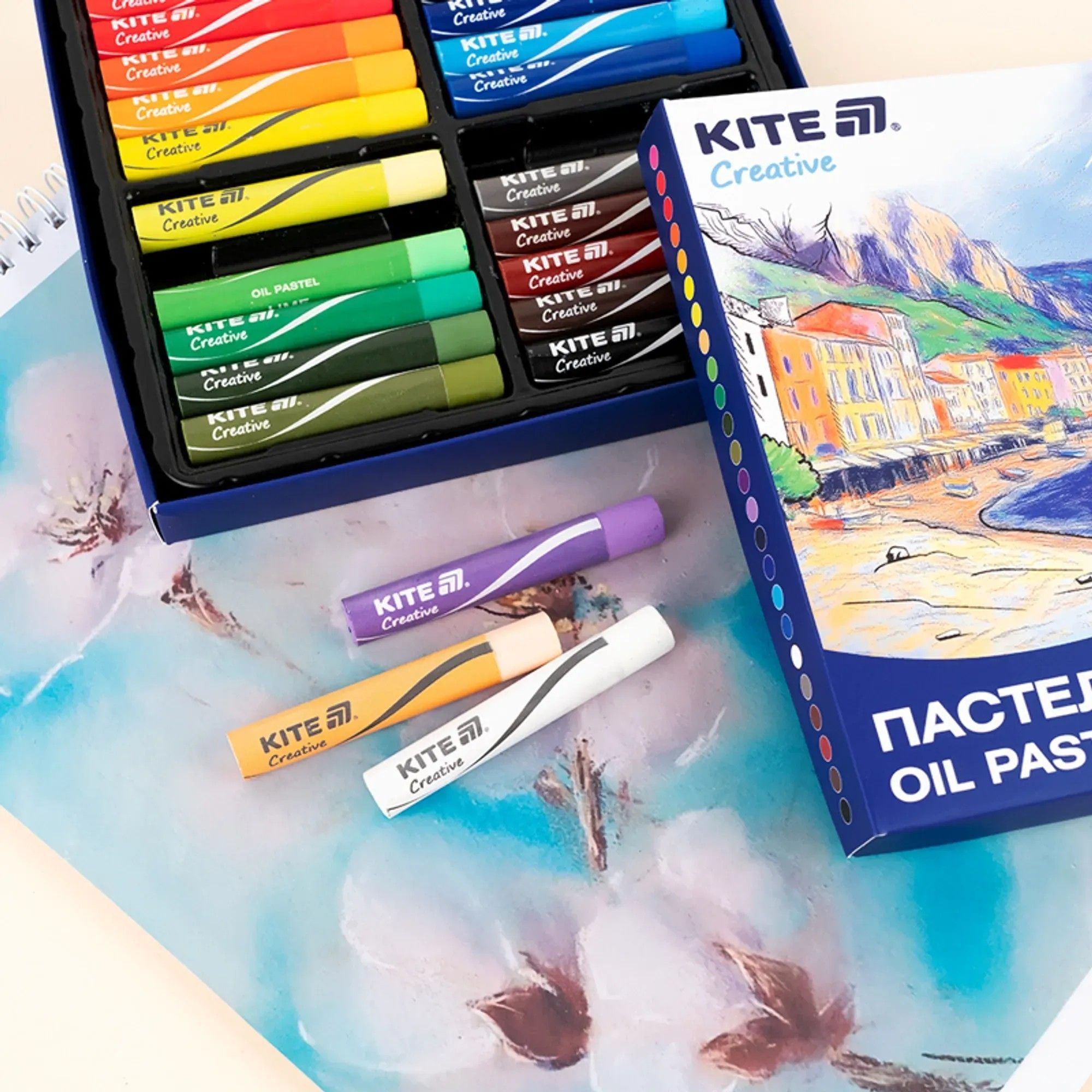 Пастель масляная, 24 цвета Kite Creative (K-200-24) фото4