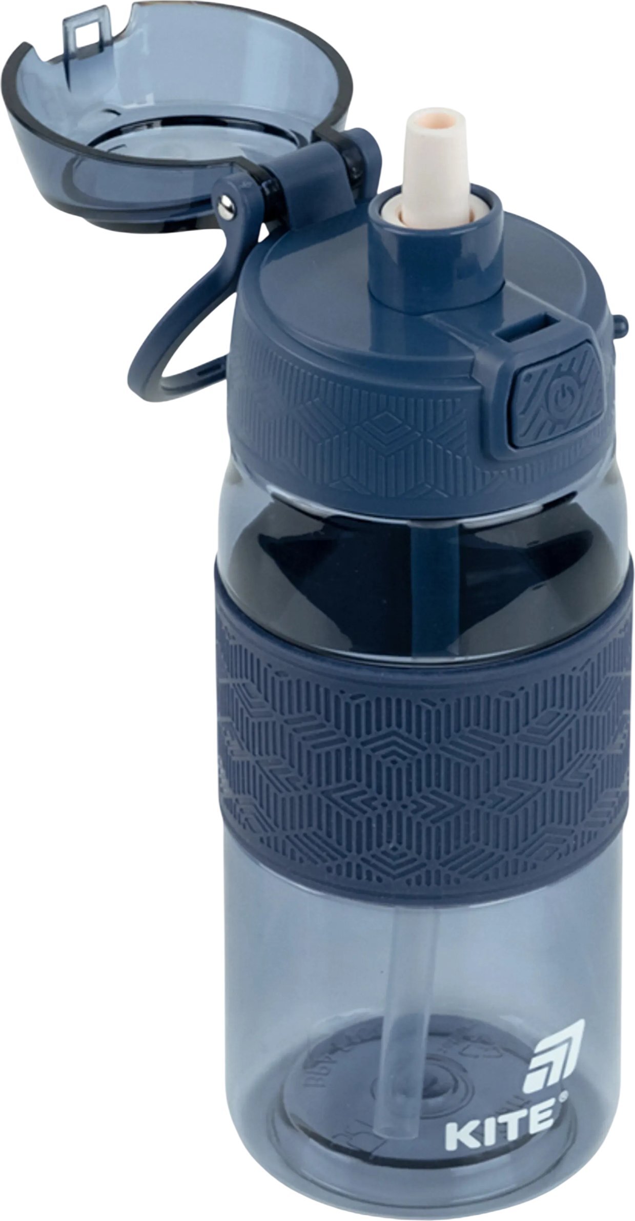 Пляшечка для води Kite 600 мл, синя (K26-1201-1) фото