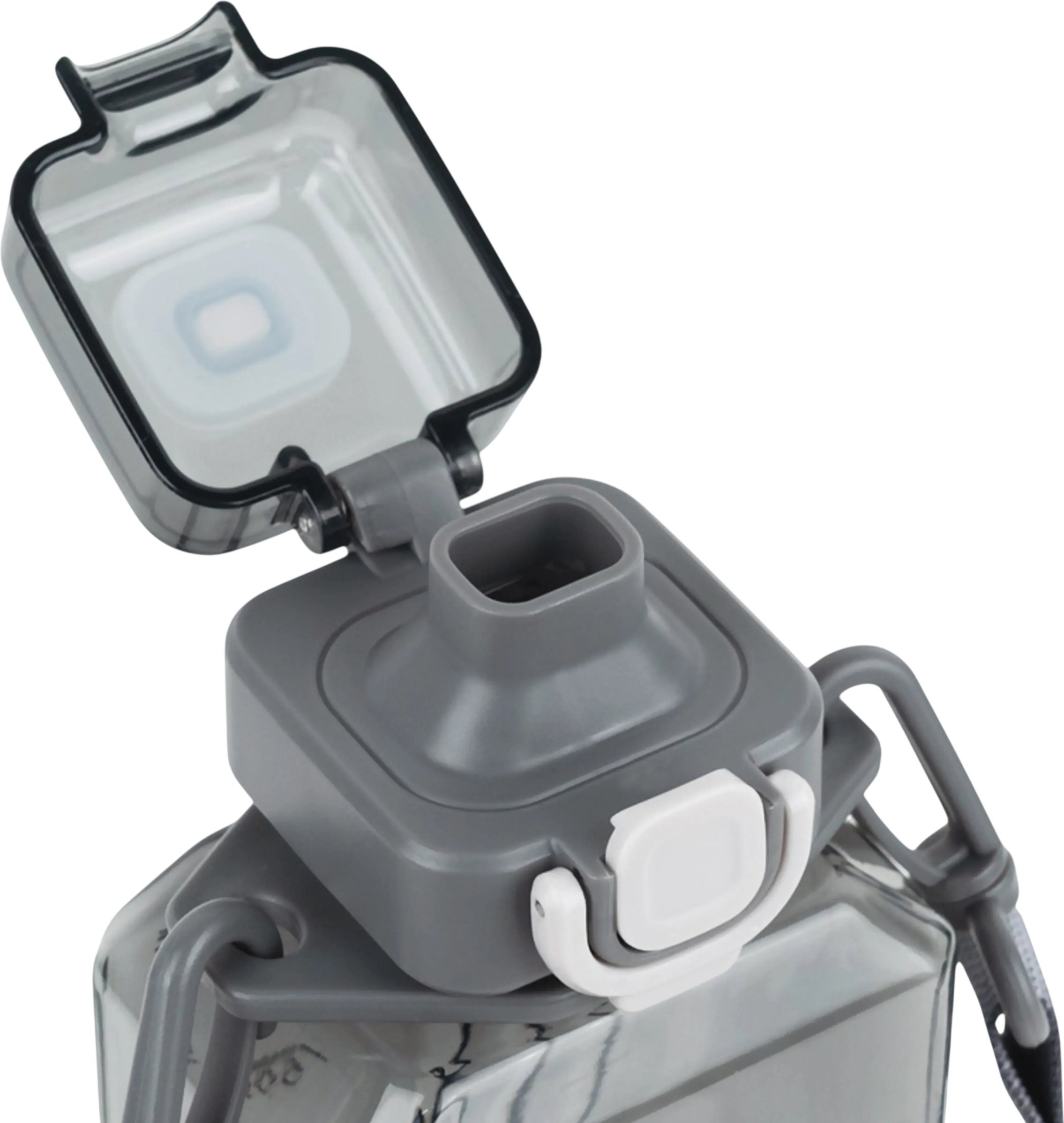 Пляшечка для води, Kite 650 мл, сіра (K26-1275-2) фото