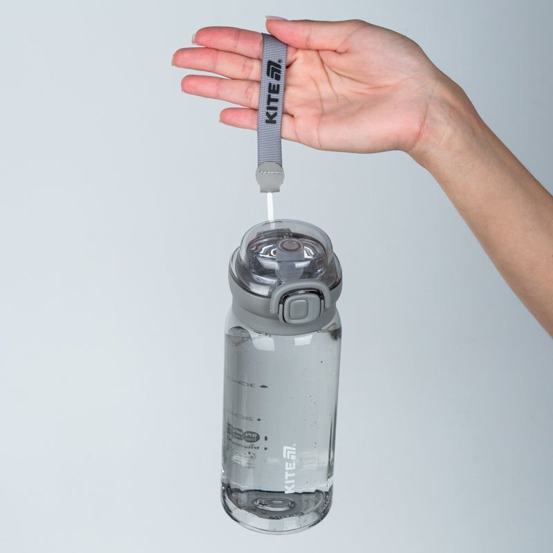 Бутылка для воды Kite 500 мл, серая (K26-1316-3) фото5