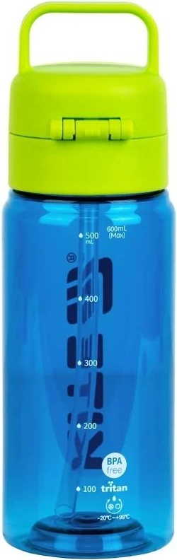 Пляшка для води Kite 600 мл, синьо-зелена (K26-1314-1) фото2