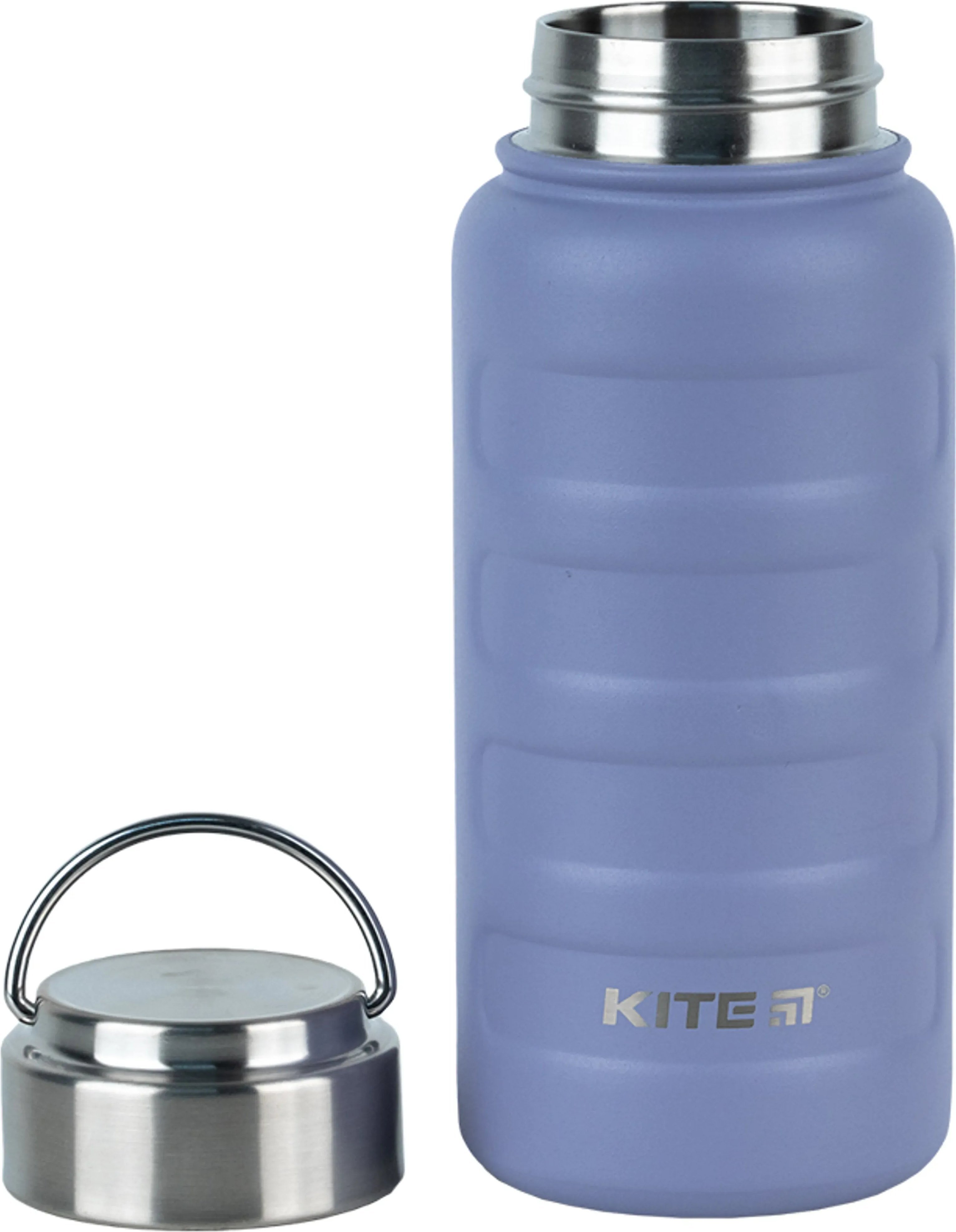 Термос Kite 500 мл, серо-фиолетовый (K24-1204-3) фото2
