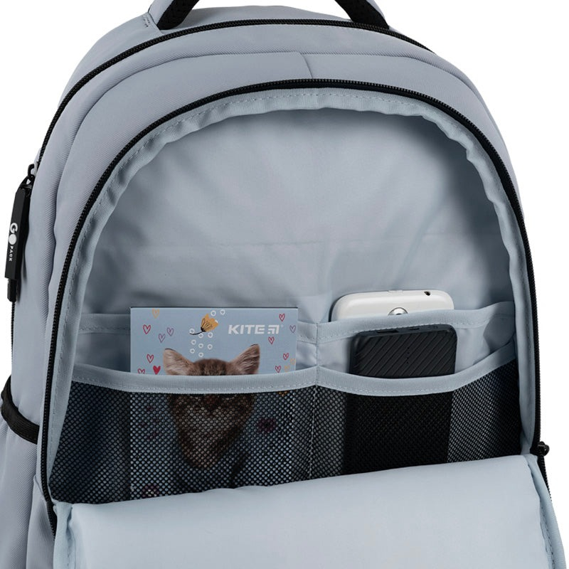 Рюкзак GoPack Education Teens 184 сірий (GO26-184L-2) фото6
