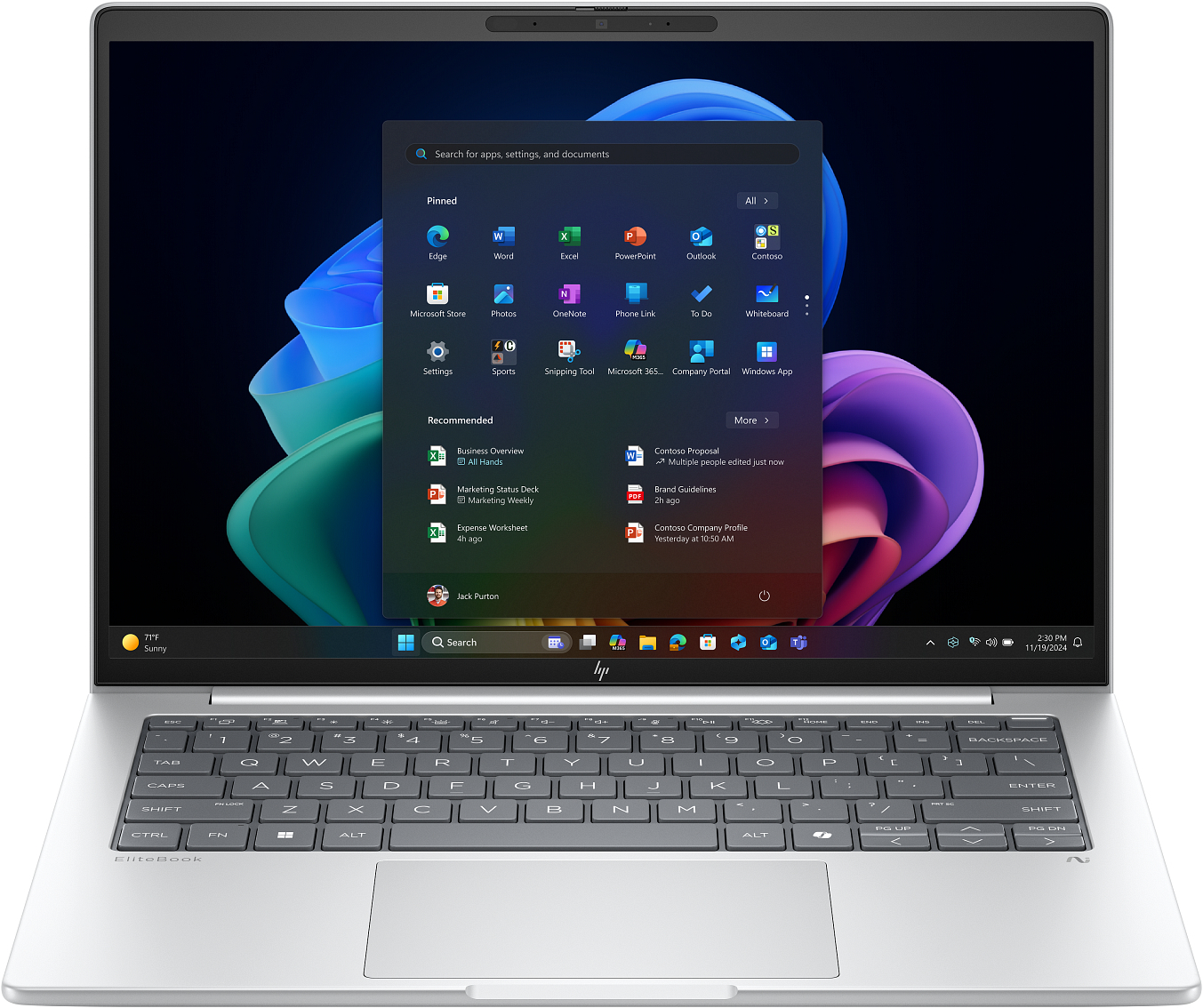Ноутбук HP EliteBook 8-G1i (B0KF1AV) фото2
