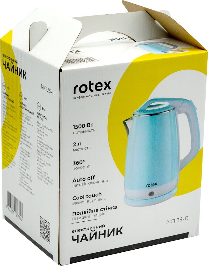 Електрочайник Rotex RKT25-B фото