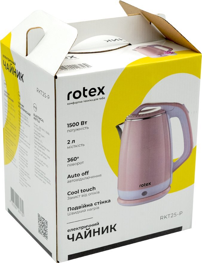 Електрочайник Rotex RKT25-P фото