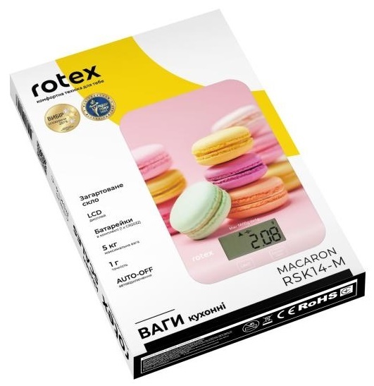 Ваги кухонні Rotex RSK14-M macaron фото