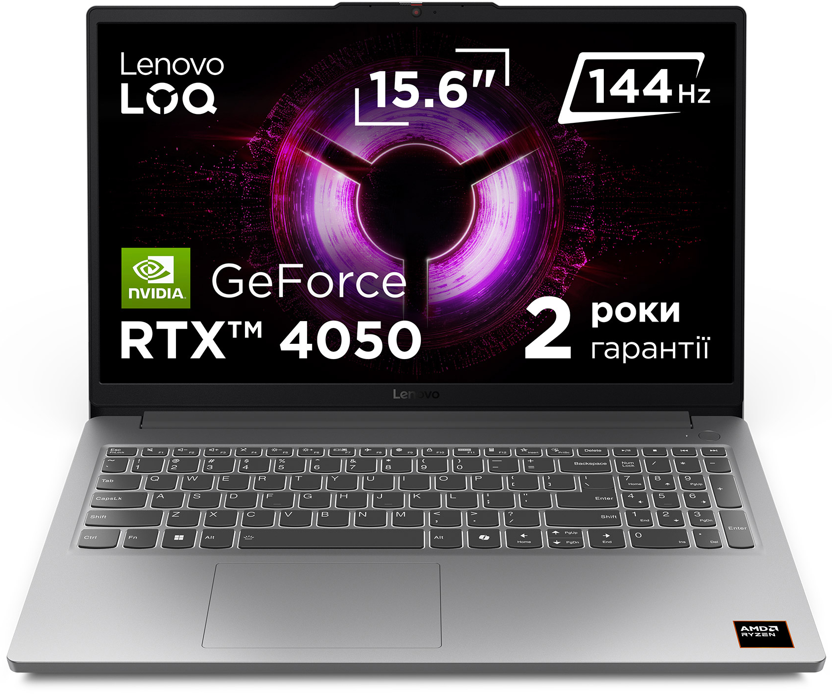 Ноутбук LENOVO LOQ 15ARP10E Luna Grey (83S000EPRA) фото2