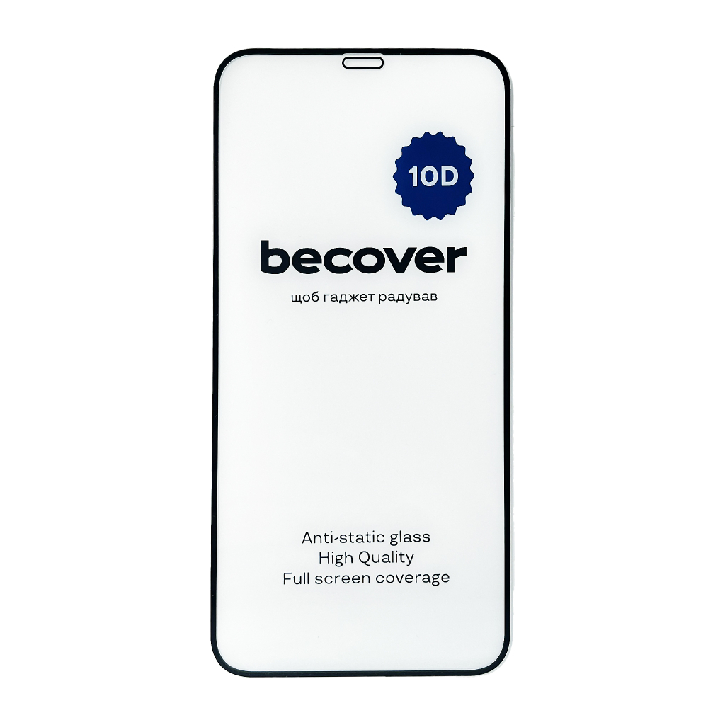 Защитное стекло BeCover для Apple iPhone XR 10D Black (711511) фото3