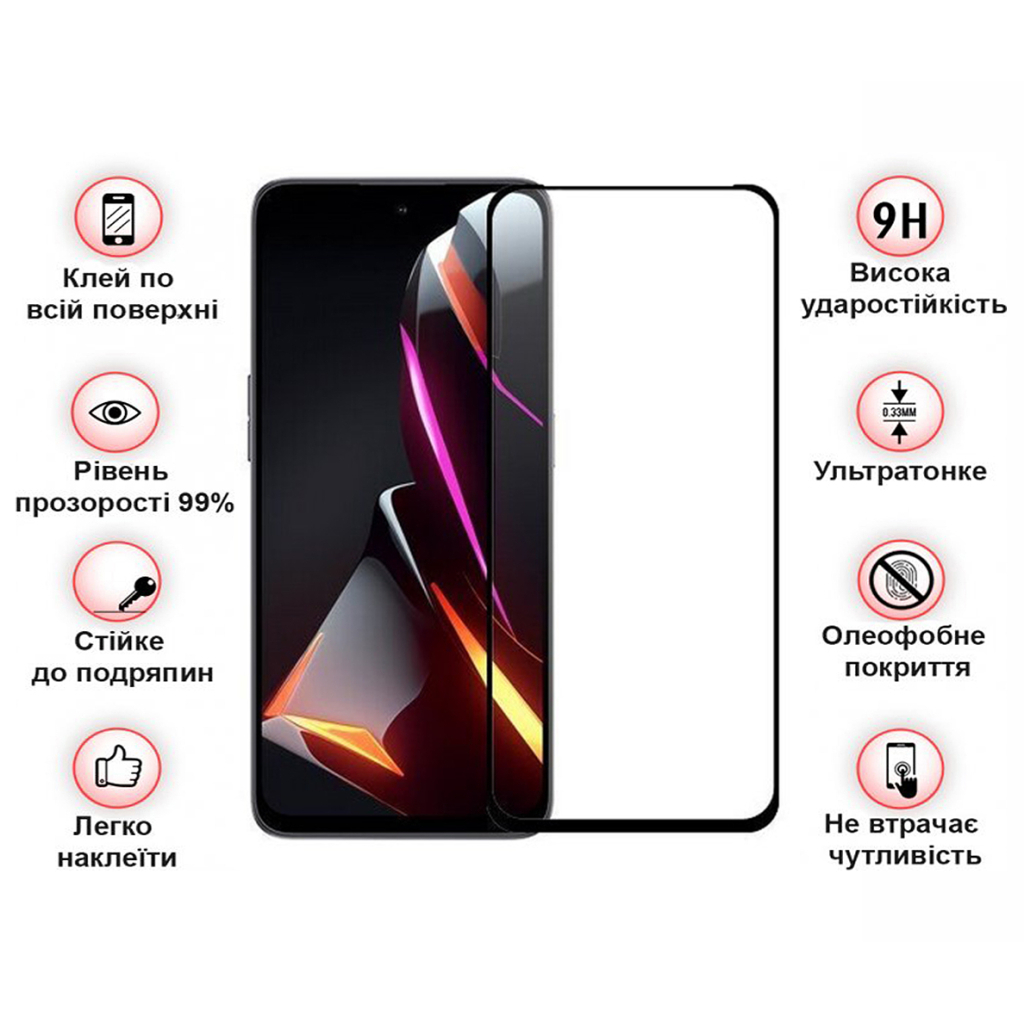 Защитное стекло BeCover для Nubia Neo 3 5G Black (713883) фото3