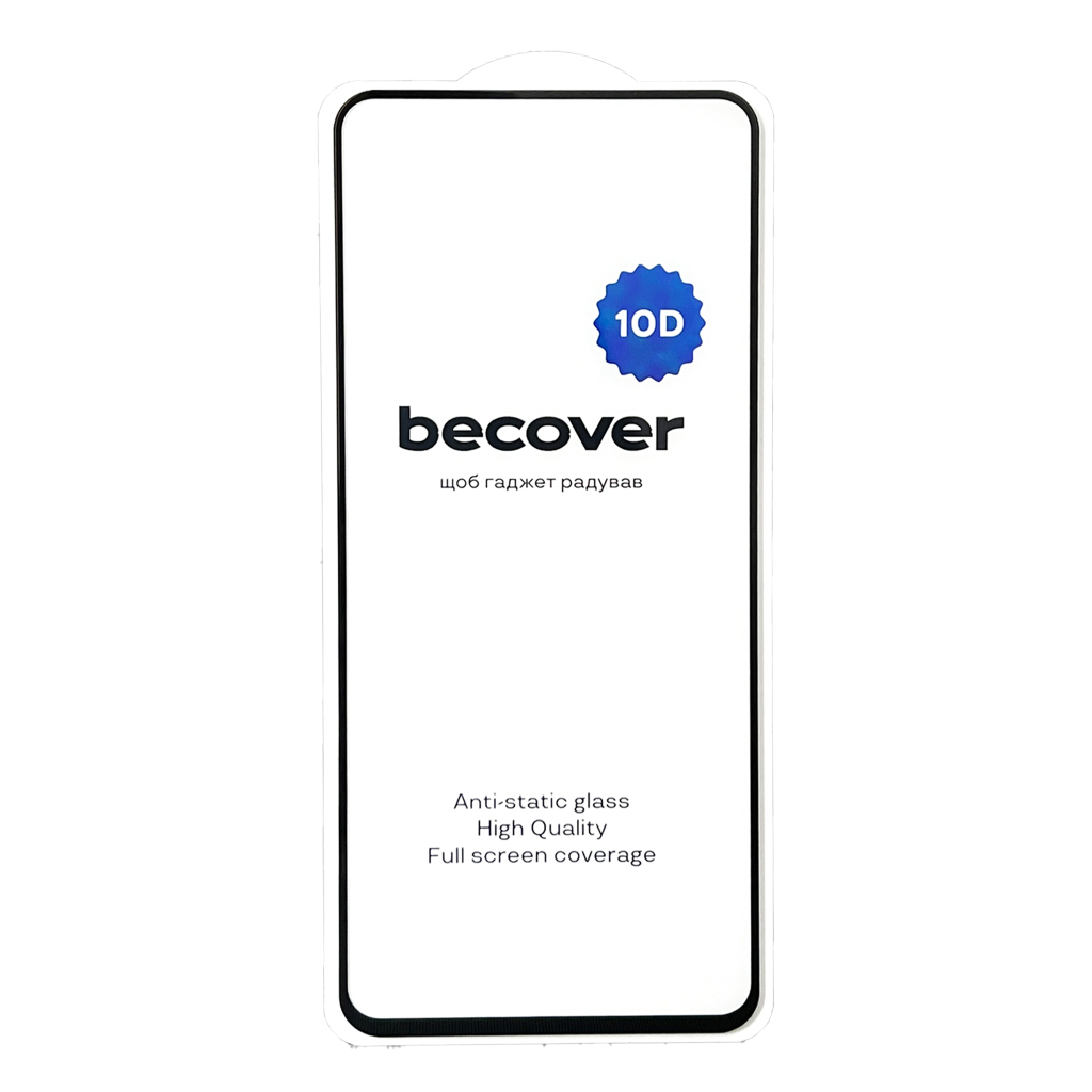Защитное стекло BeCover для Oppo A5x / A5 2025 (4G/5G) 10D Black (713930) фото3