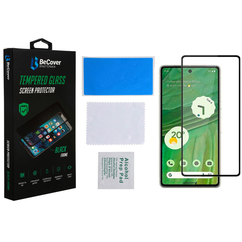 Защитное стекло BeCover для Google Pixel 7 Black (708571) фото3