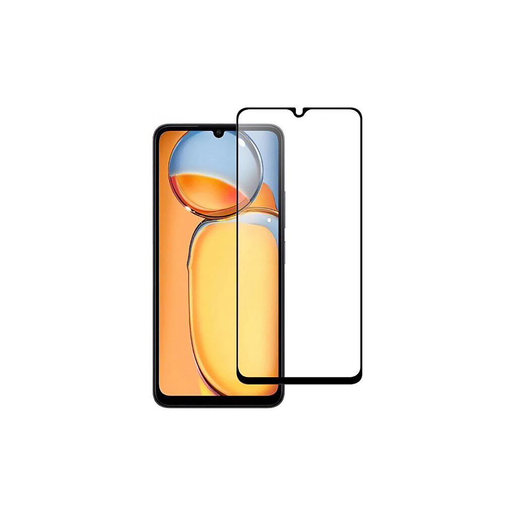 Защитное стекло BeCover для Xiaomi Redmi 13C / Poco C65 Black (BC_710491) фото2