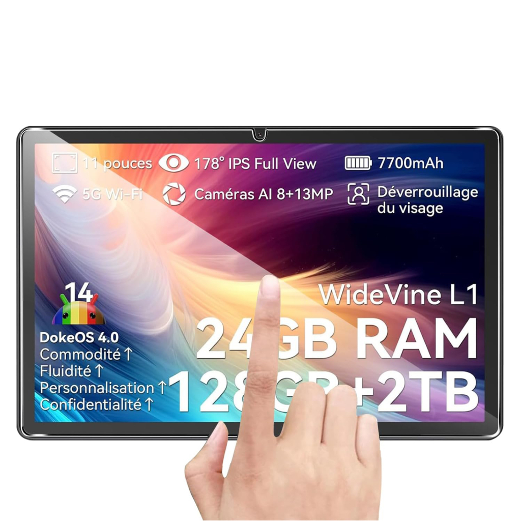 Защитное стекло BeCover для Oscal Pad 90 10.92" (713695) фото4
