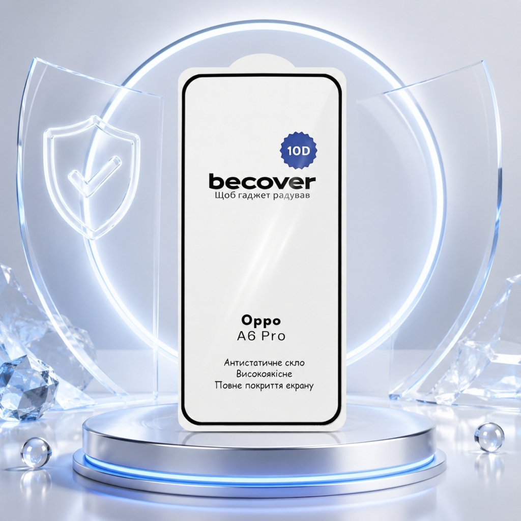 Захисне скло BeCover для Oppo A6 Pro 10D Black (715716) фото4
