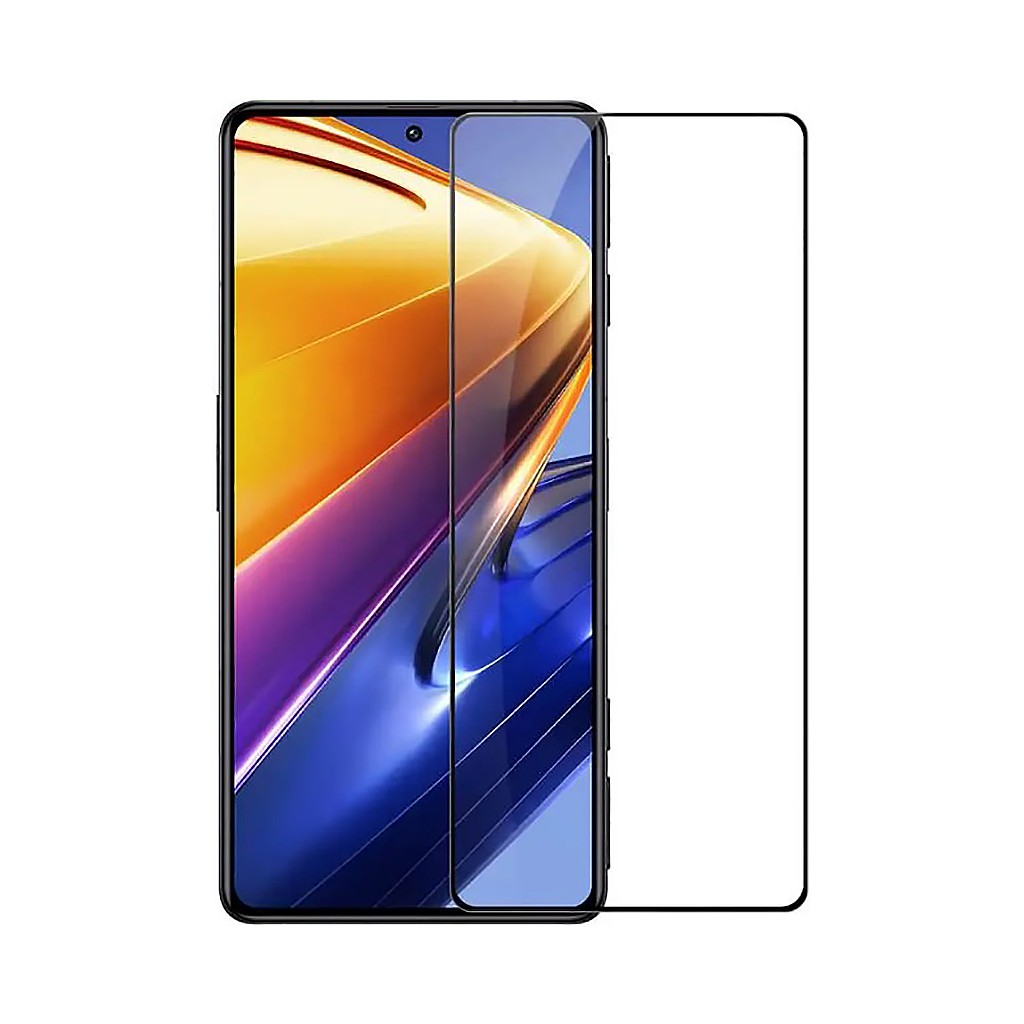 Захисне скло BeCover для Poco F4 Black (709274) фото2