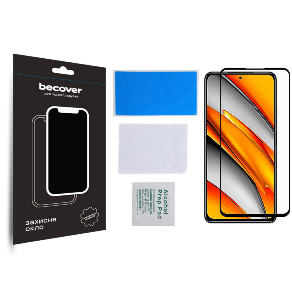 Защитное стекло BeCover для ZTE Blade V40s Black (709754) фото3