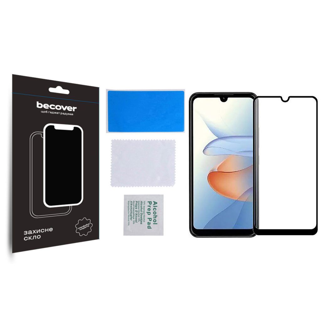 Защитное стекло BeCover для ZTE Blade L220 Black (709758) фото3