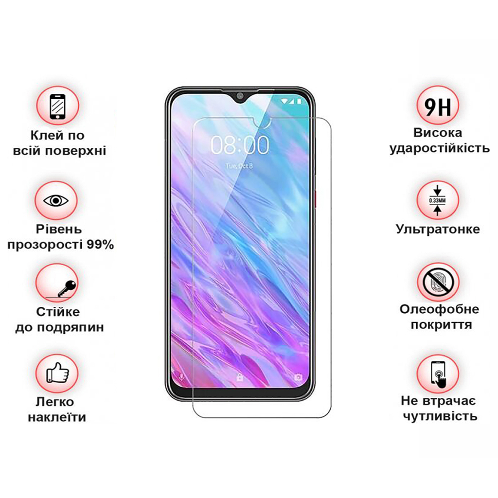 Защитное стекло BeCover для ZTE Blade L220 3D Crystal Clear Glass (709759) фото4