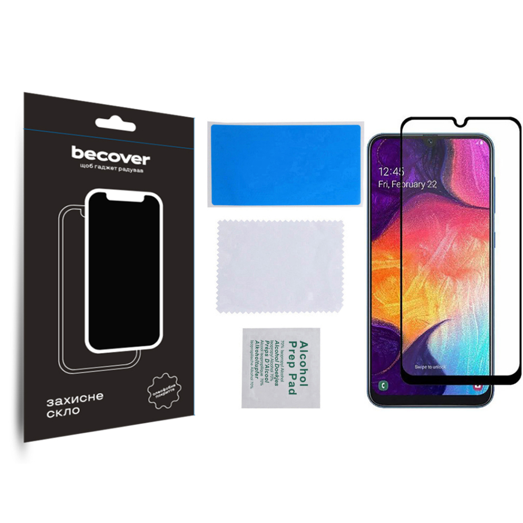 Защитное стекло BeCover для ZTE Blade A53 Black (709760) фото3