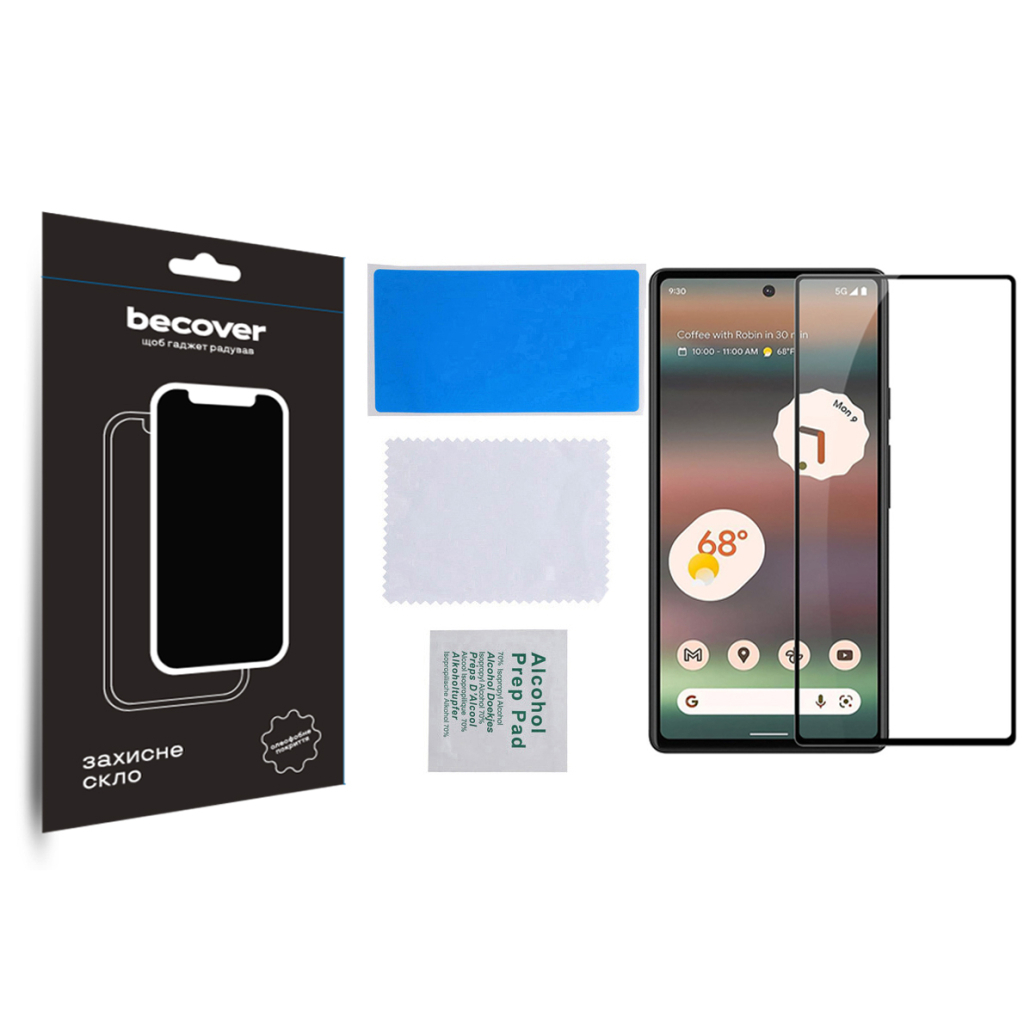 Защитное стекло BeCover для Google Pixel 7a Black (709767) фото3