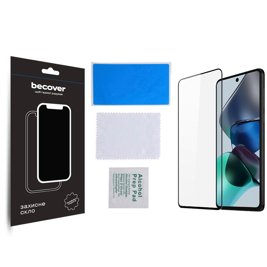 Защитное стекло BeCover для Vivo Y36/Y36 5G Black (709769) фото3