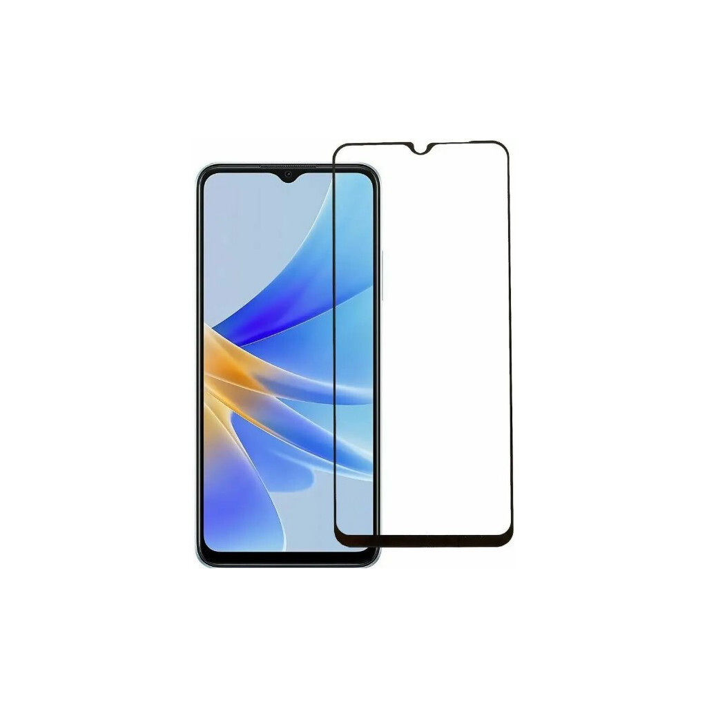 Защитное стекло BeCover для Oppo A17/A17k 4G Black (709774) фото2