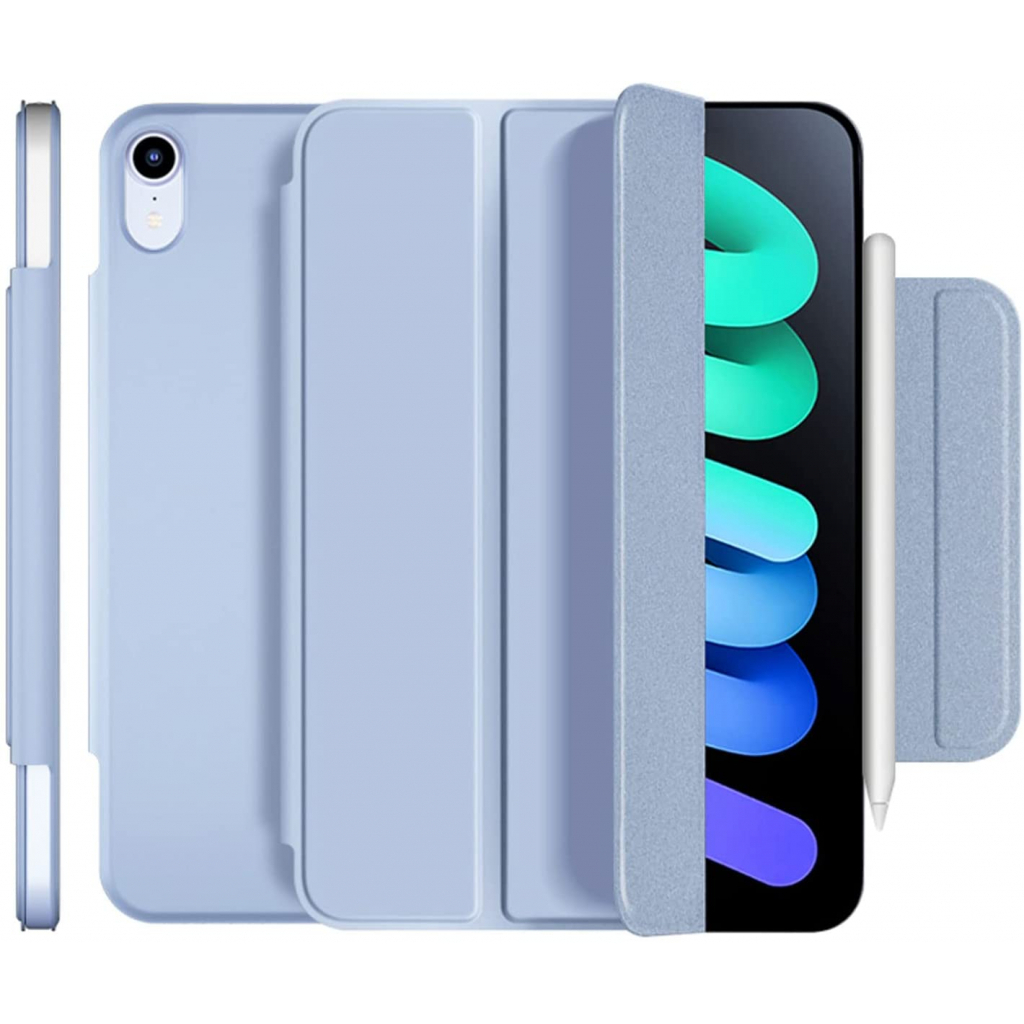 Чохол-книжка Magnetic Buckle BeCover для Apple iPad mini 6 2021 Light Blue (706828) фото2