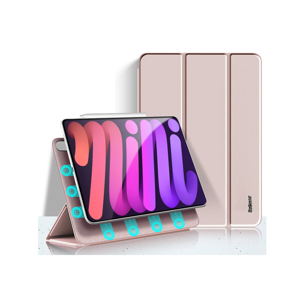 Чохол-книжка Magnetic BeCover для Apple iPad mini 6 2021 Pink (706840) фото3