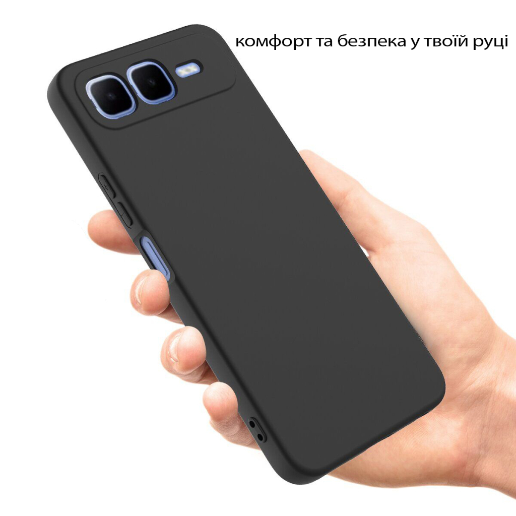 Силіконовий чохол BeCover для Infinix Smart 10 Plus (X6725B) Black (713764) фото3