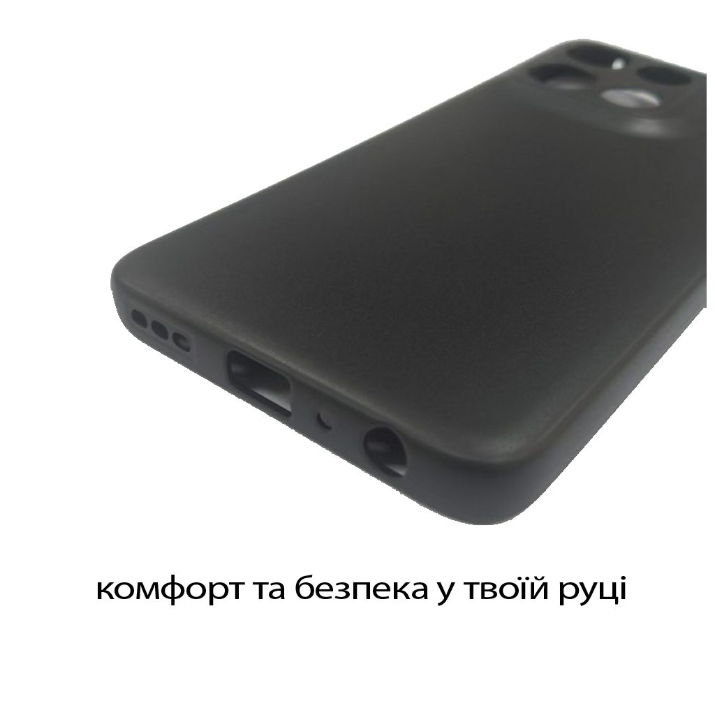 Силіконовий чохол BeCover для Motorola Moto G56 Black (713766) фото4