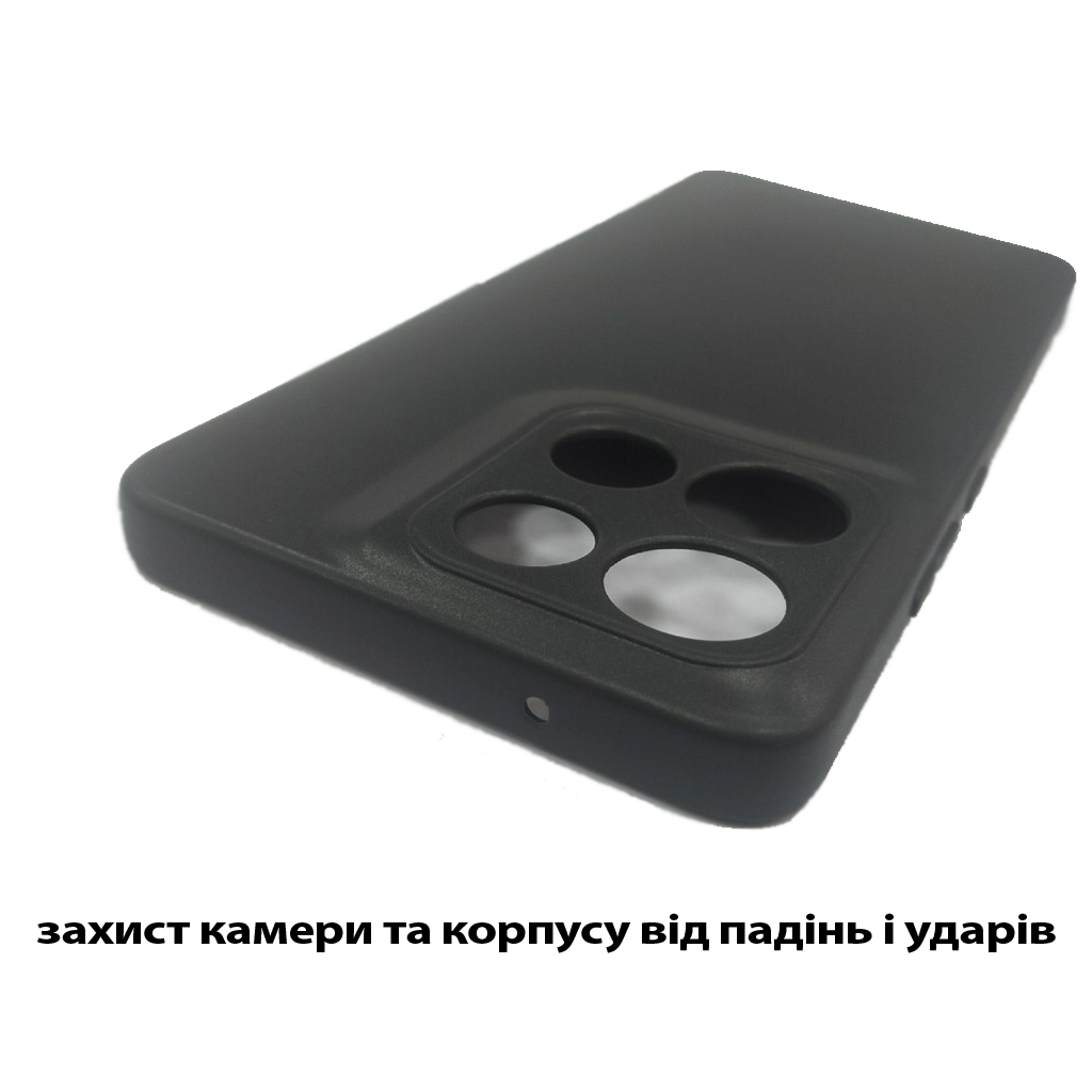 Силіконовий чохол BeCover для Motorola Moto G86 Black (713768) фото5
