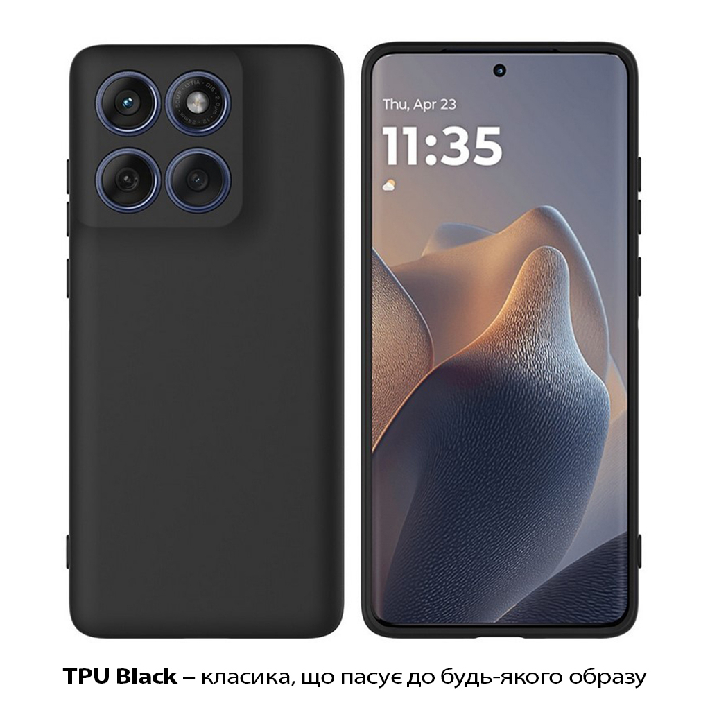 Силіконовий чохол BeCover для Motorola Edge 60 Black (713770) фото2