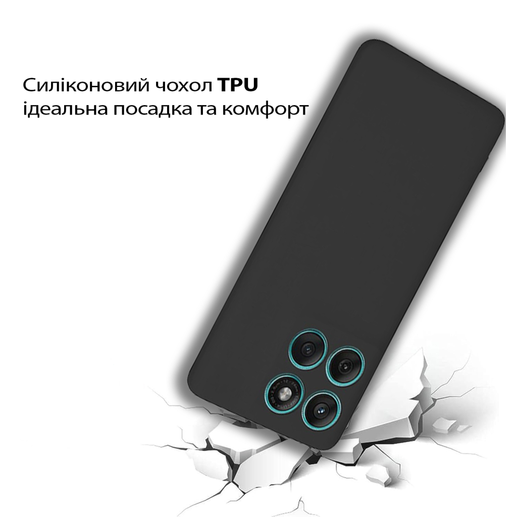 Силіконовий чохол BeCover для Motorola Edge 60 Black (713770) фото3