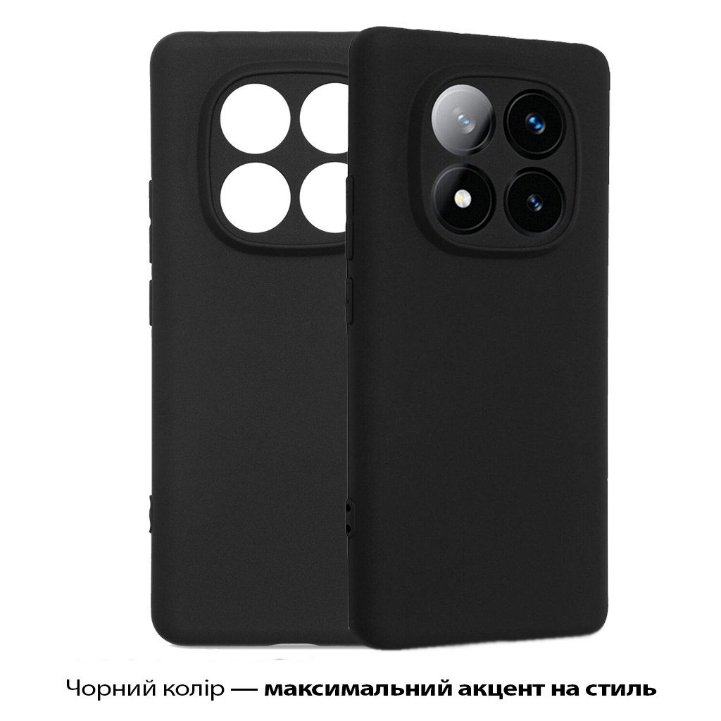Силіконовий чохол BeCover для Poco X7 Black (713777) фото2