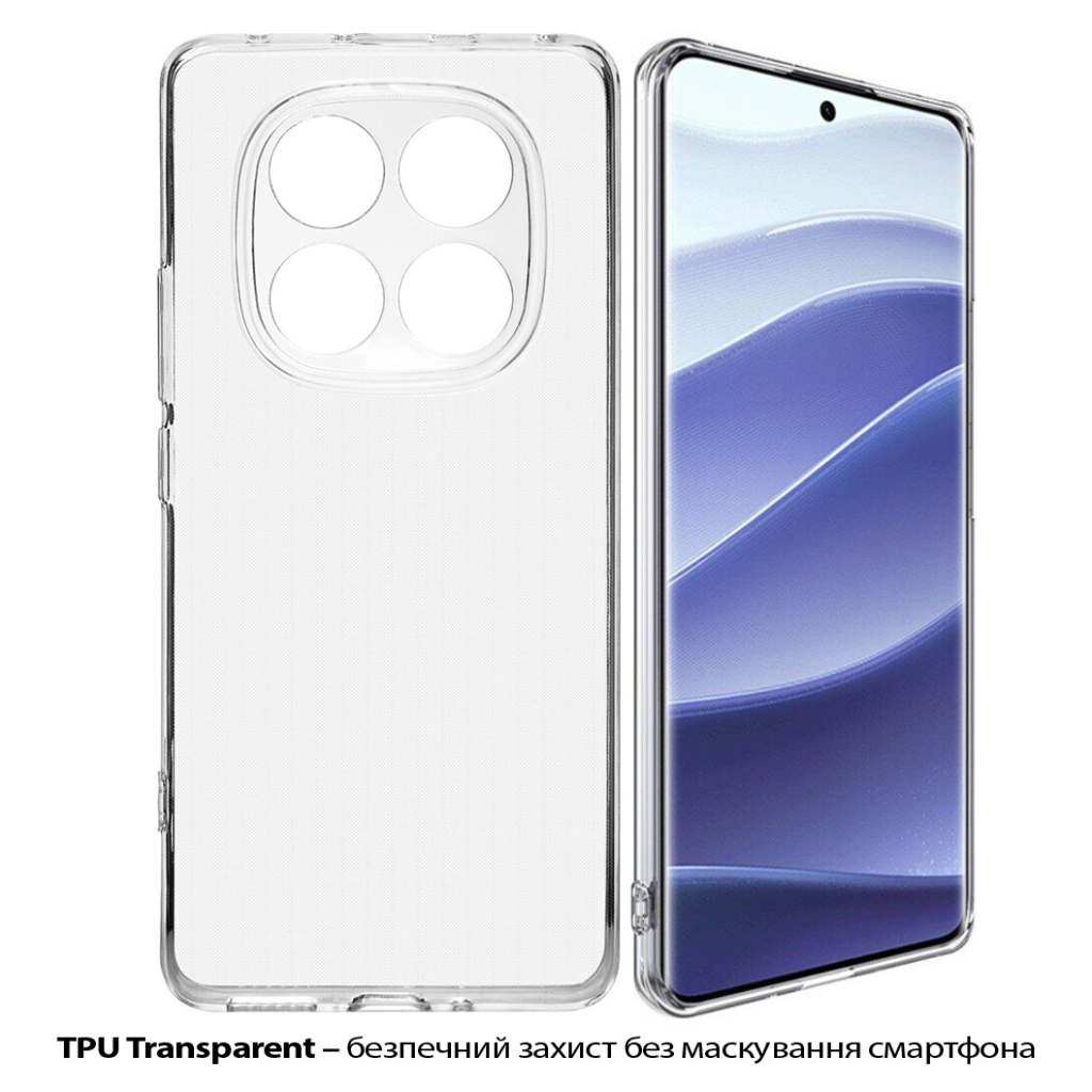 Силіконовий чохол BeCover для Poco X7 Transparancy (713778) фото2