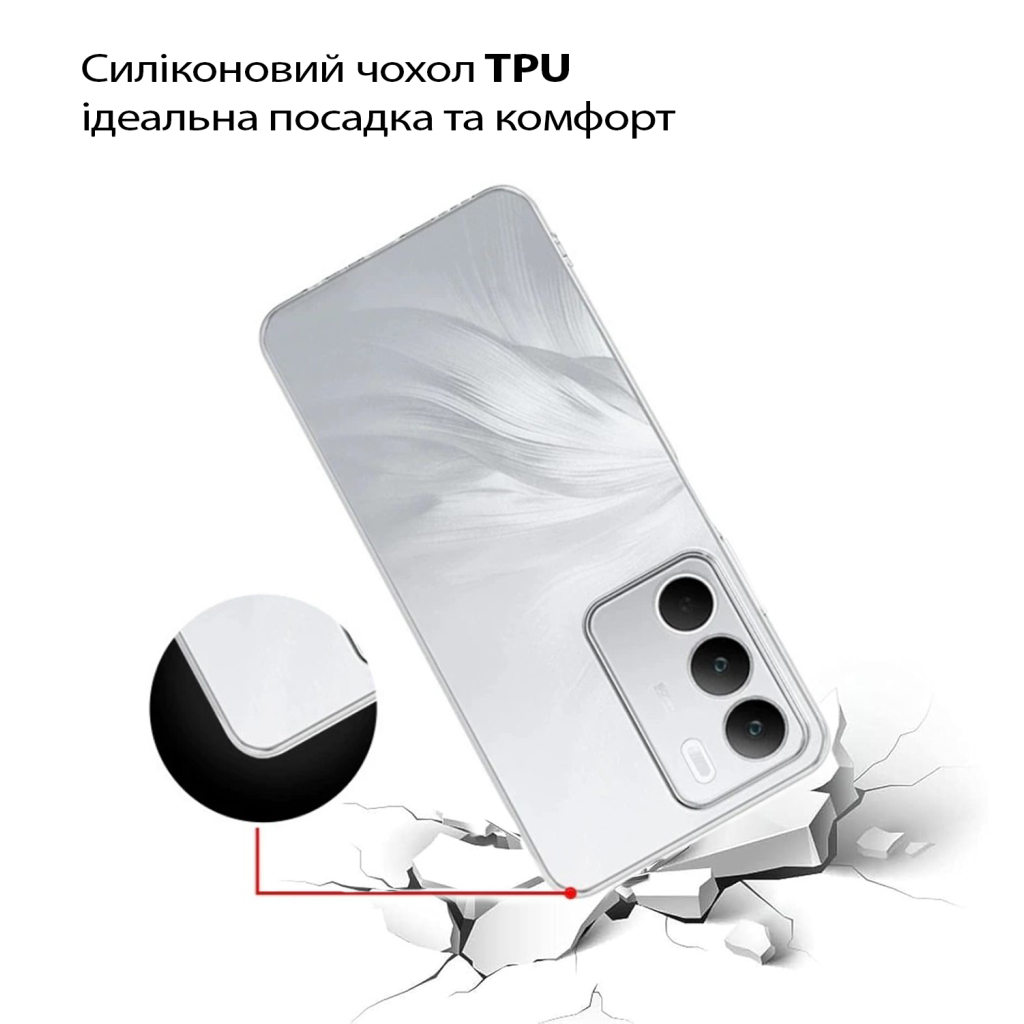 Силіконовий чохол BeCover для Realme C71 Transparancy (713780) фото3