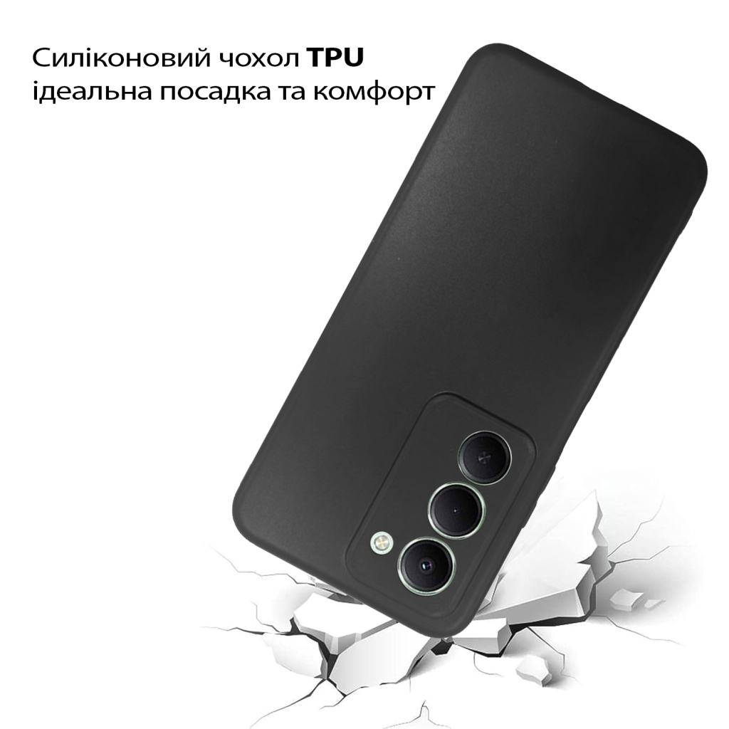 Силіконовий чохол BeCover для Xiaomi Redmi 15 4G (171mm) EU Black (713782) фото2