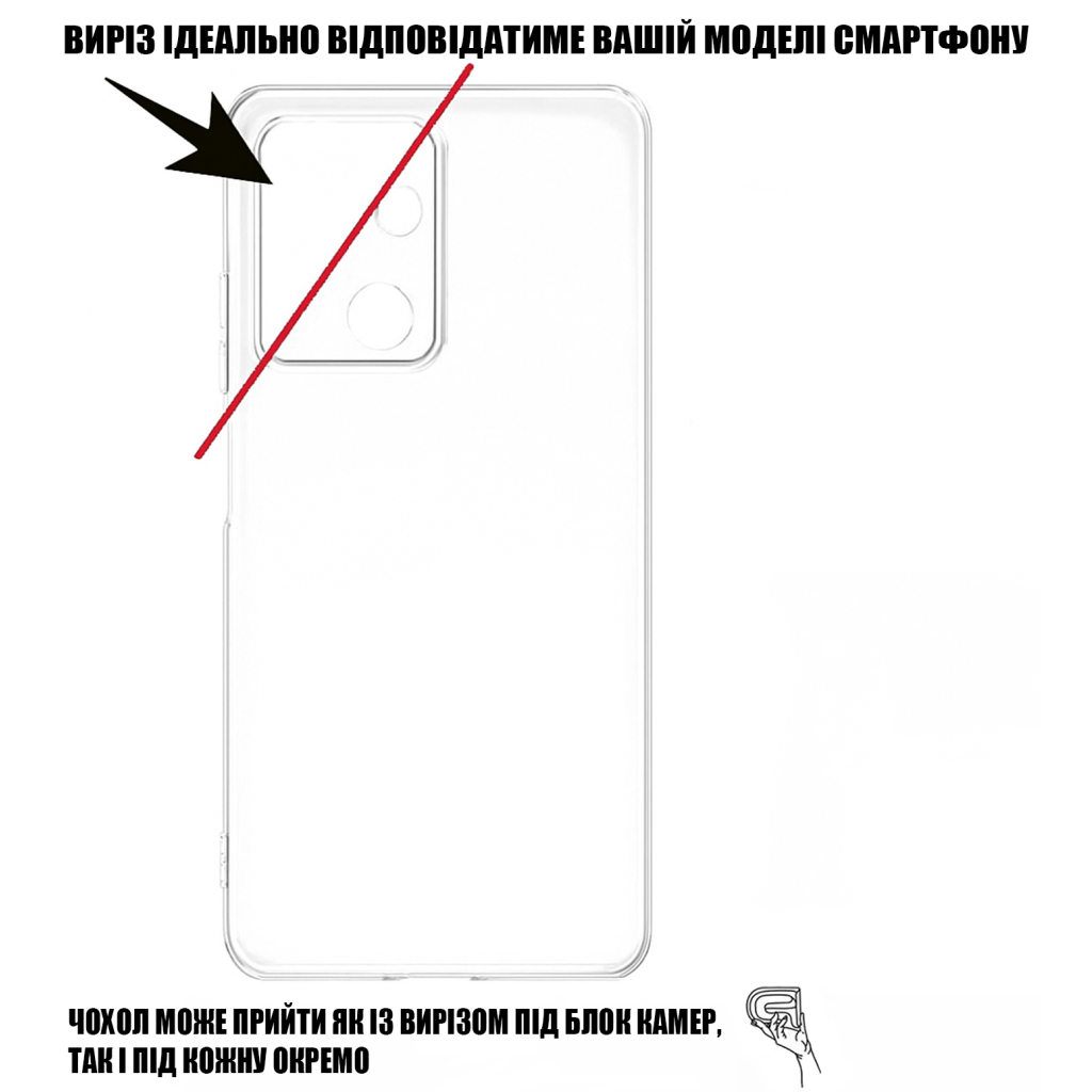 Силіконовий чохол BeCover для Xiaomi Redmi 15С 5G (173mm) EU Transparancy (713785) фото