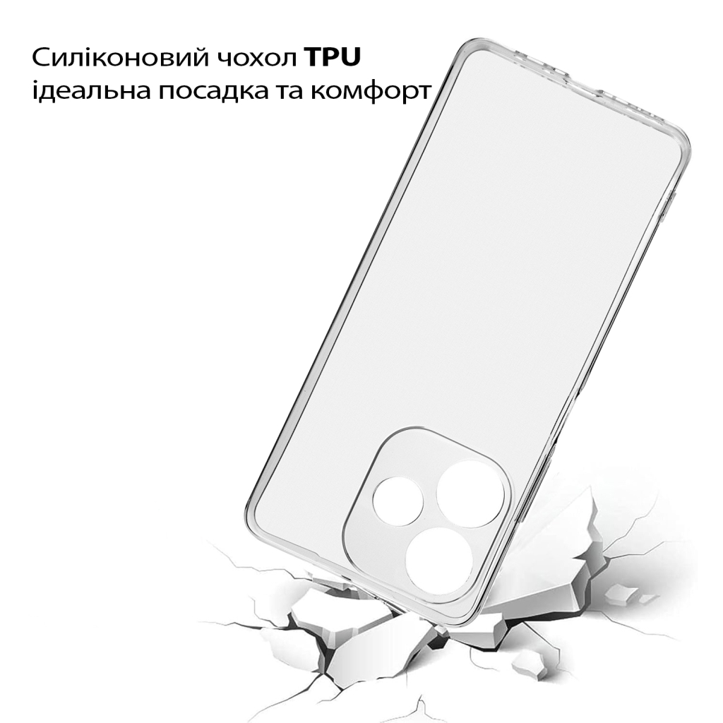 Силіконовий чохол BeCover для Oppo A5 Pro 4G/5G Transparancy (713787) фото