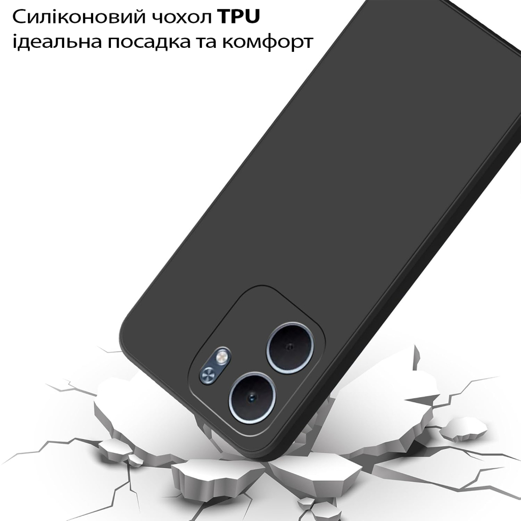 Силіконовий чохол BeCover для Oppo A5x 4G/5G Black (713788) фото
