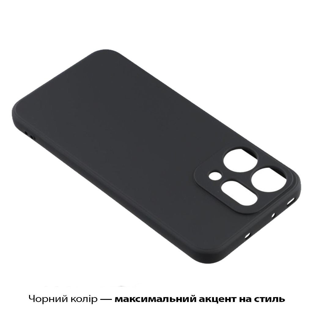 Силіконовий чохол BeCover для Oppo Reno14 / 14FS 5G Black (713791) фото