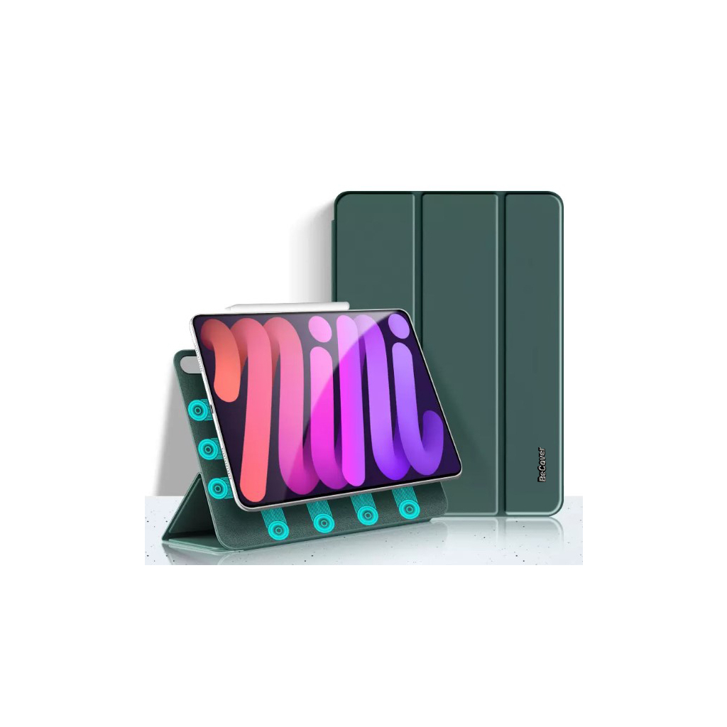 Силіконовий чохол-книжка BeCover для Apple iPad Mini 6 Dark Green (707521) фото2