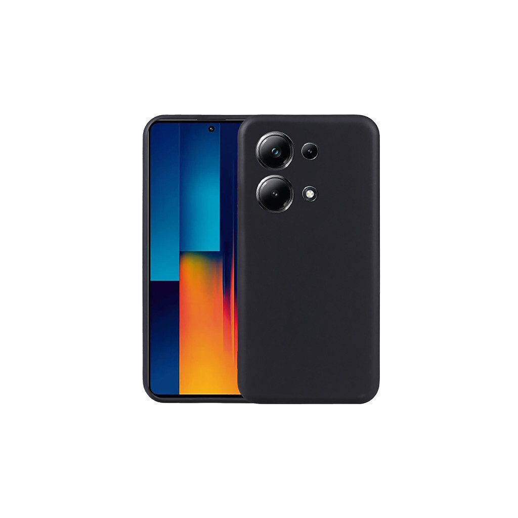 Силіконовий чохол BeCover для Poco M6 Pro 4G Black (710892) фото2