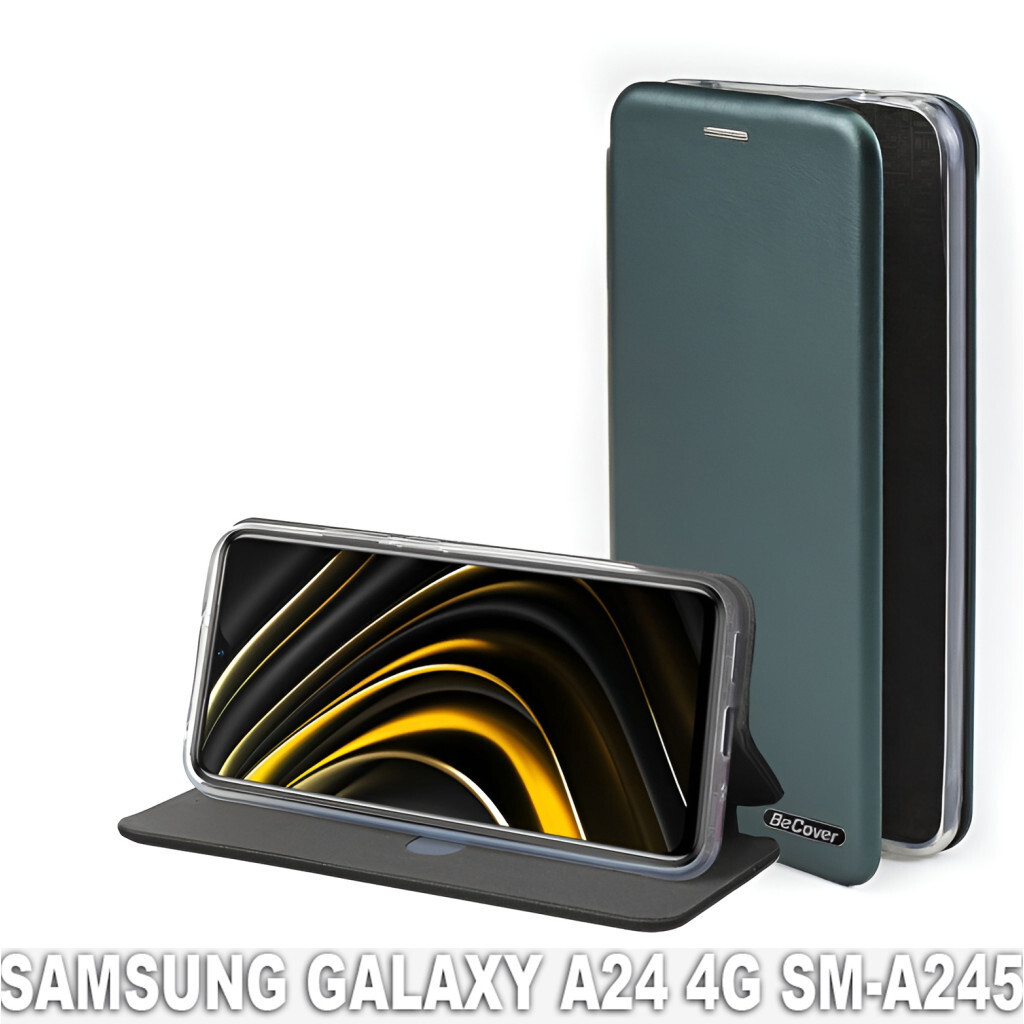 Чохол-книжка BeCover Exclusive для Samsung Galaxy A24 4G SM-A245 Dark Green (710480) фото